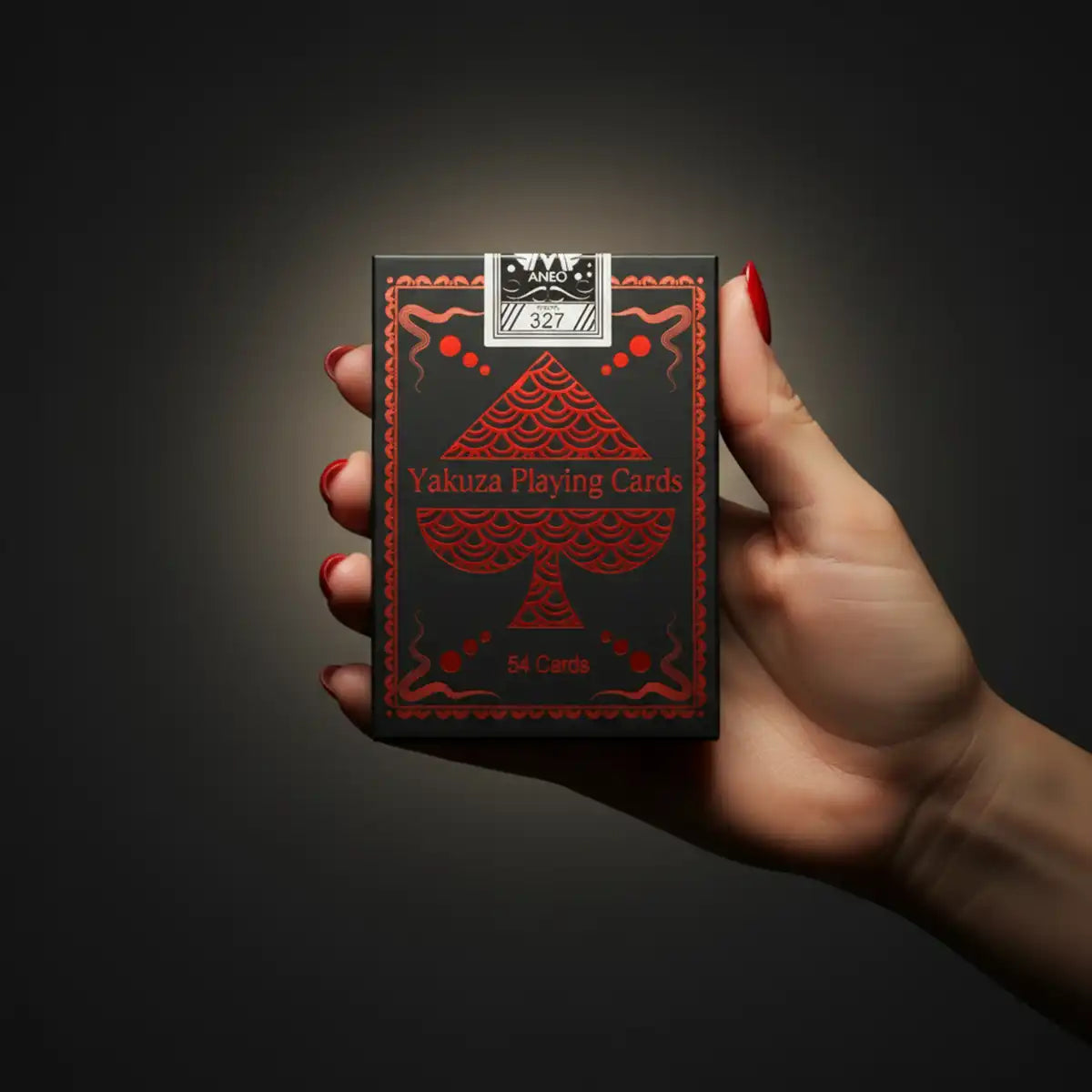 Yakuza Playing Cards (54 Cards, Red-Foil, Black-Core Stock