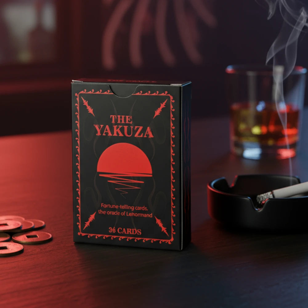 Yakuza Lenormand (36 Cards, Matte-Finish, Poker Size, 350gsm Linen)