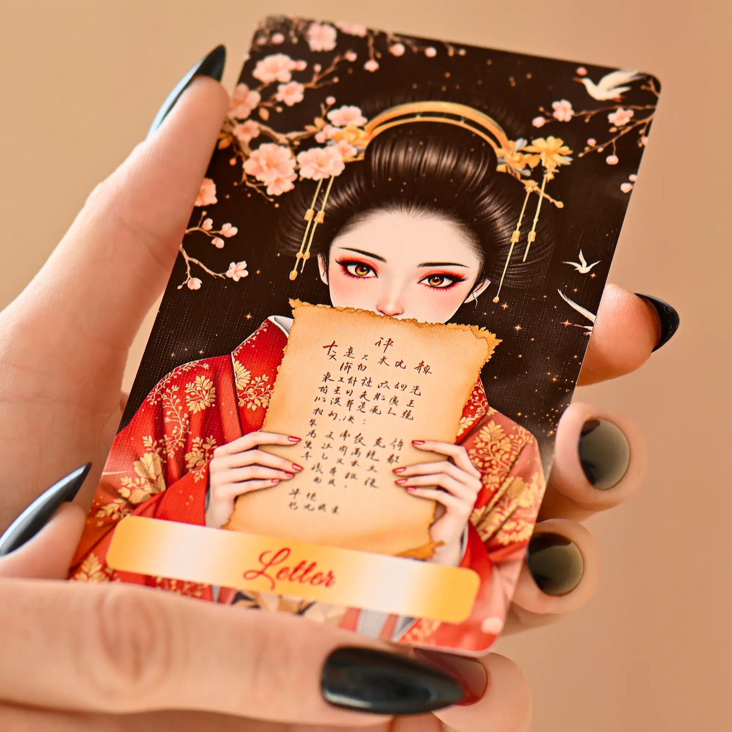 Geisha_Letter_card_Lenormand_deck