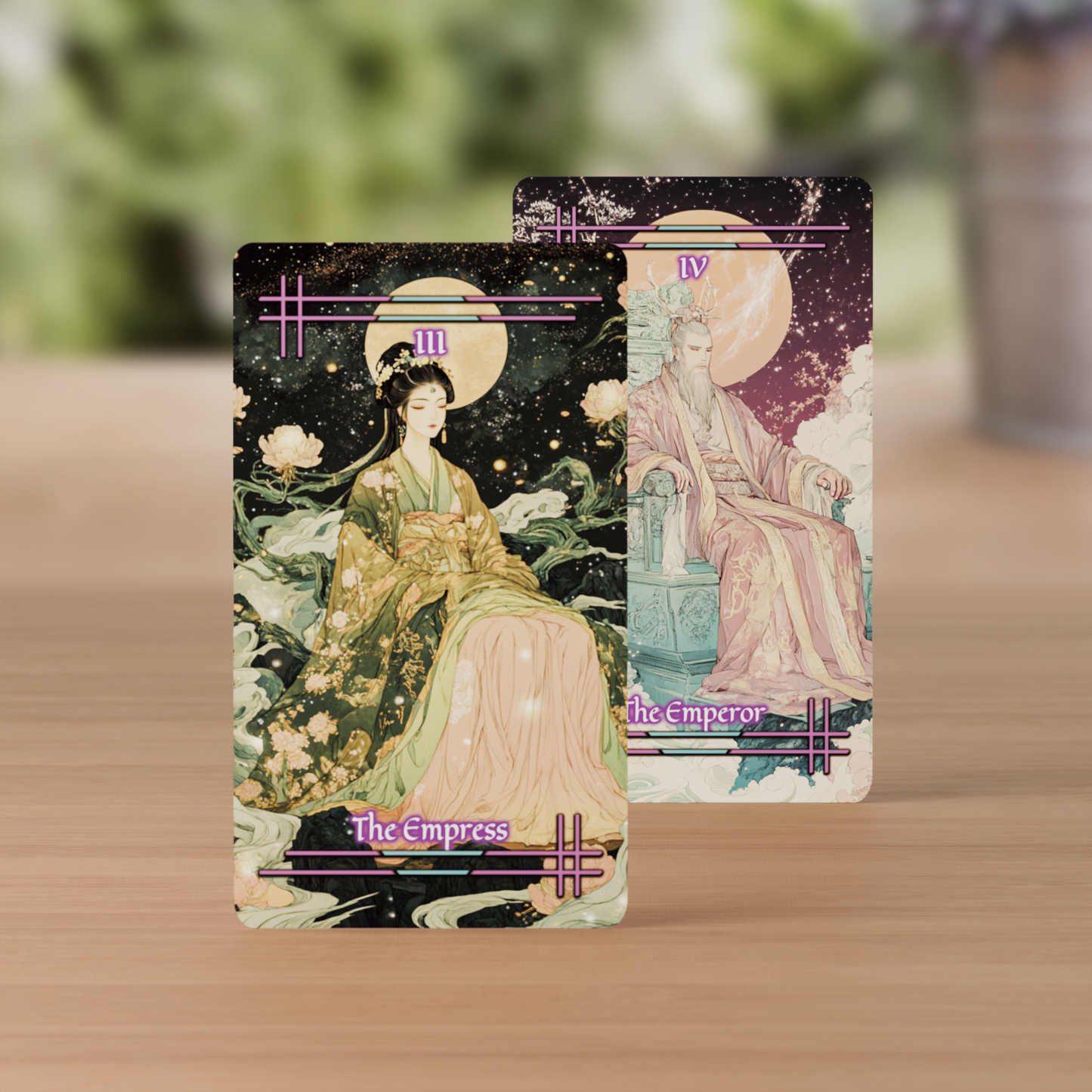 Tabi no Kokoro – A Japanese-Inspired Tarot Deck of New Beginnings (78 Cards, Foil Accents, Guidebook)
