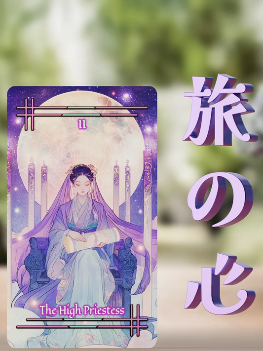 japanes style tarot card of tarot deck