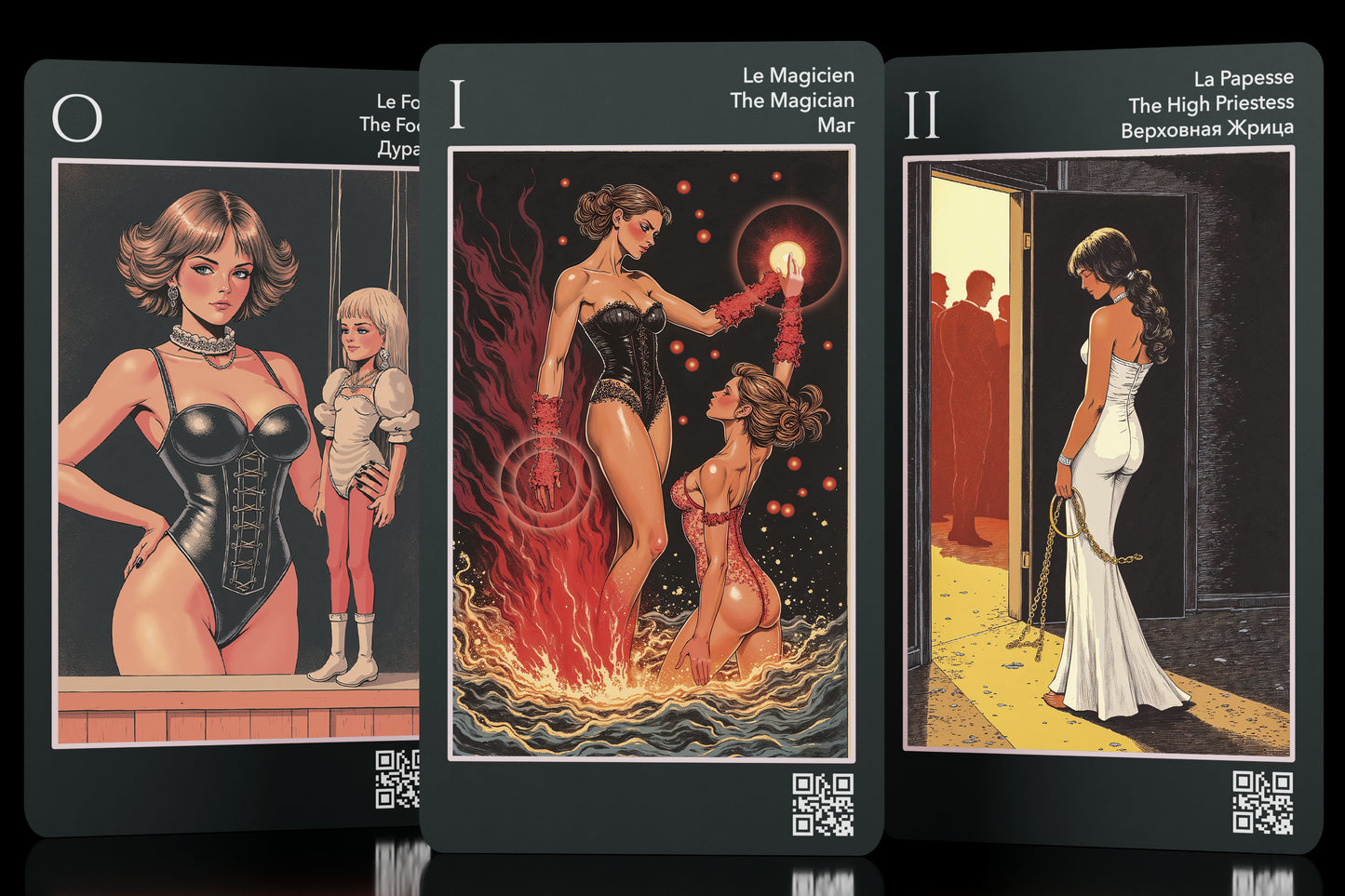 PRE-ORDER - Les Fantaisie d'Amour: French Erotic Tarot