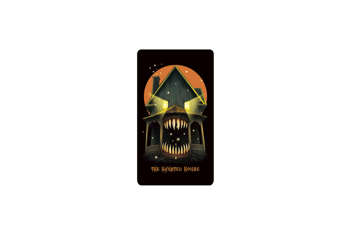 The Haunted House, an extra Major Arcana from The Halloween Tarot