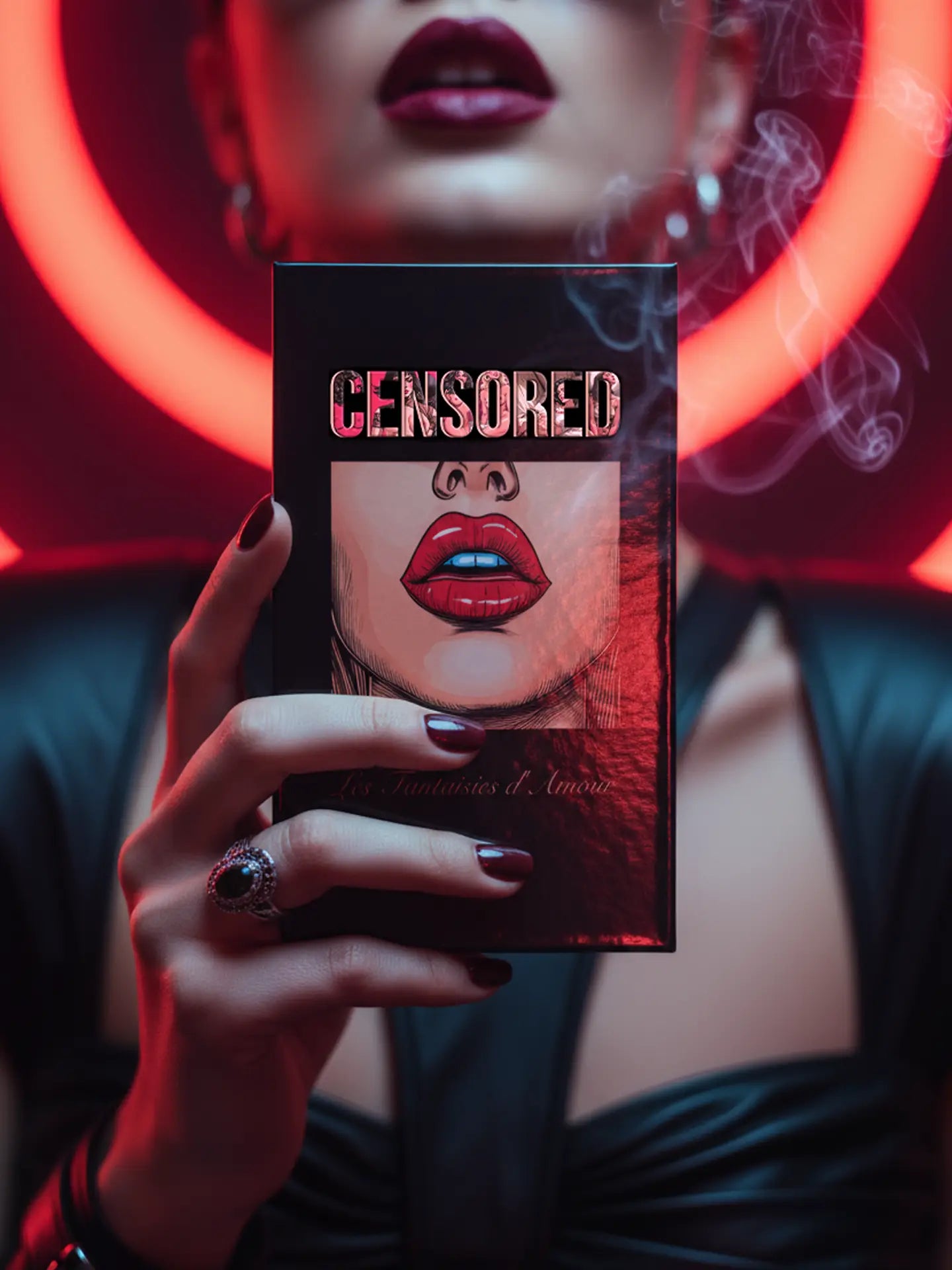 Les Fantaisie d’Amour (Tarot-Manara, 78 cards, Gold Metallic Foil, Black EDGE, Linen Finish)