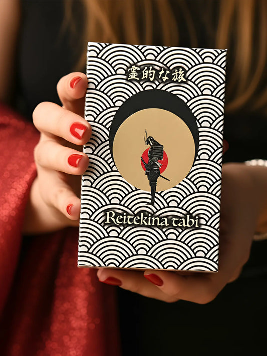 Reitekina Tabi (Tarot Rider–Waite, 78 Cards, Gold foil, Matte Finish, German Black Core Stock)