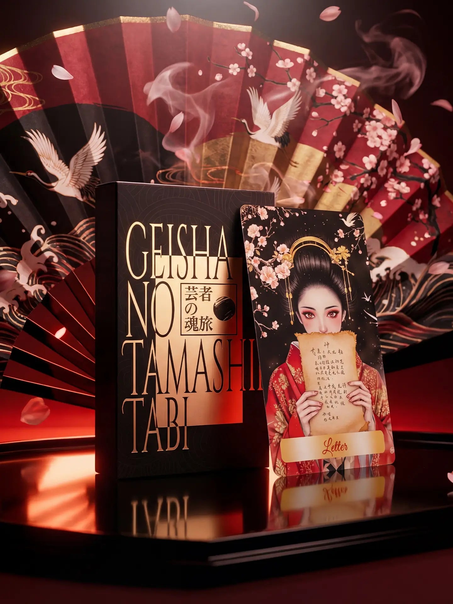 Geisha Oracle Lenormand  (Lenormand, 36 cards, 350GSM, Linen Finish)