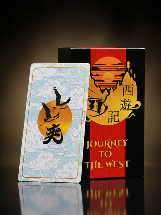 Journey to the West (Tarot Rider–Waite, 78 cards, Matte Finish, German Black Core Stock)