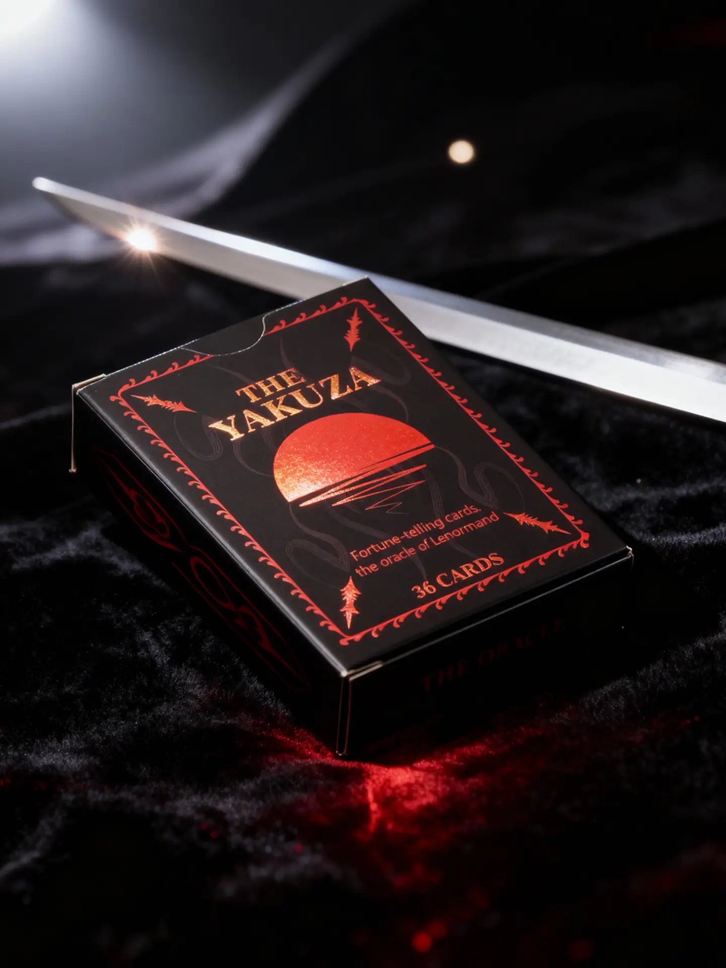 Yakuza Lenormand (36 Cards, Matte-Finish, Poker Size, 350gsm Linen)