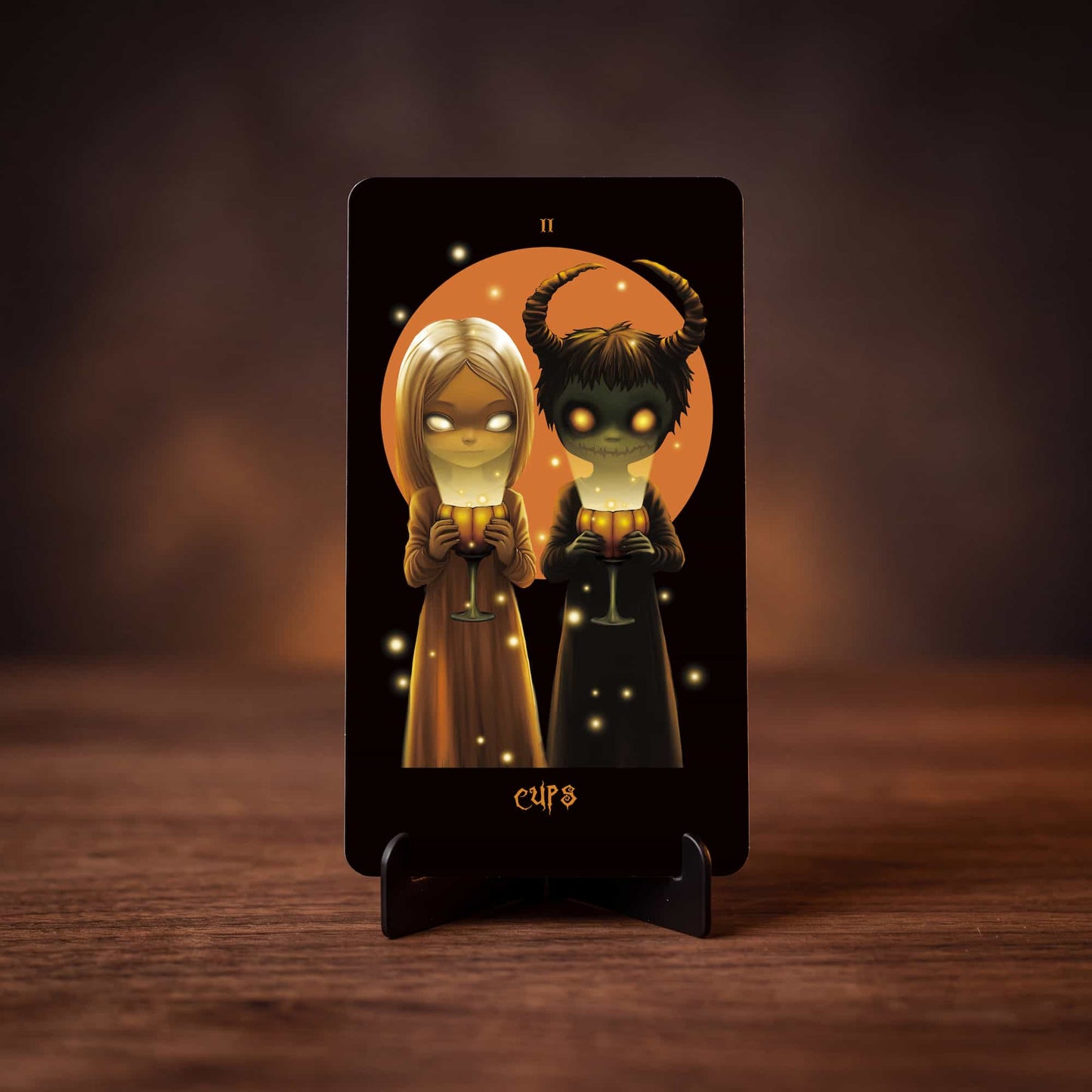 The Halloween Tarot (Tarot Rider–Waite, 81 Cards, Gloss Linen Stock, Pumpkin Gilded Edges, Orange Foil Box)