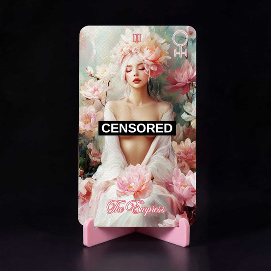 La Petite Flamme (Tarot-Manara, 81 Cards, 350gsm Linen, Pink Gilded Edges, Collector’s Box, Guidebook)