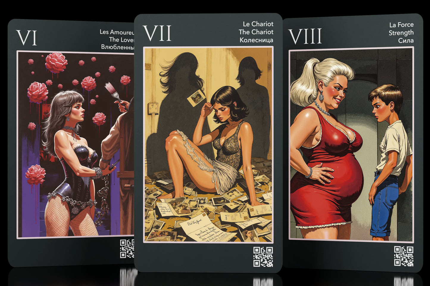 PRE-ORDER - Les Fantaisie d'Amour: French Erotic Tarot