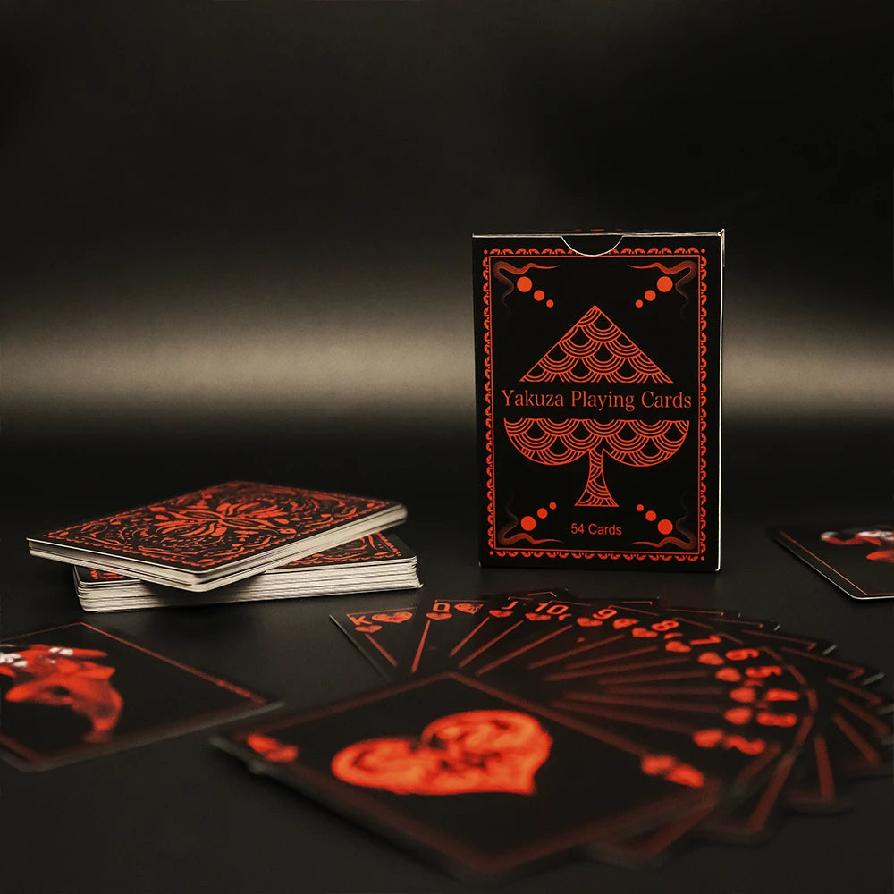 Yakuza Playing Cards (54 Cards, Red-Foil, Black-Core Stock, Numbered Limited Edition)