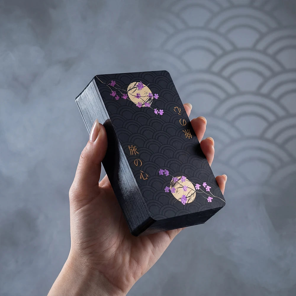 その他 tarou Tabi No Kokoro Tarot Deck: Soft Touch Finish, Foil Accents, 78