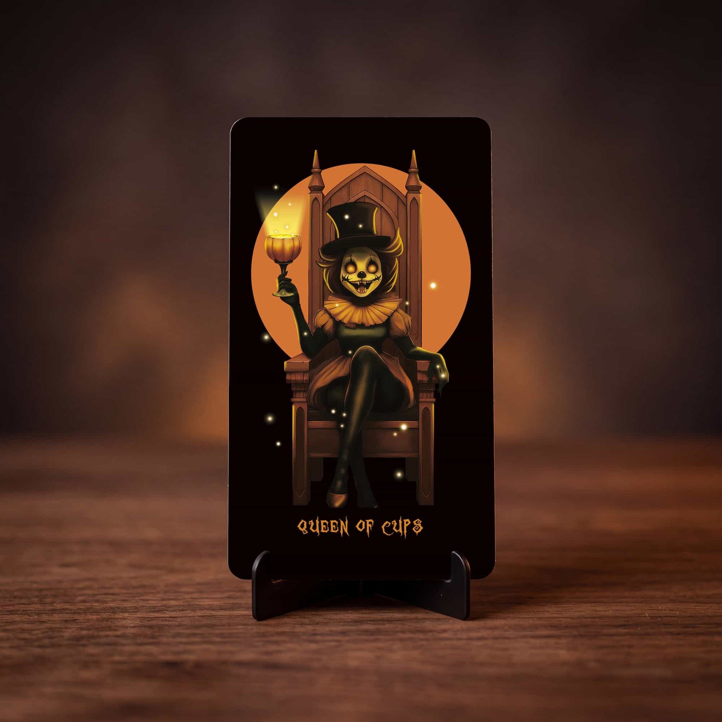 The Halloween Tarot (Tarot Rider–Waite, 81 Cards, Gloss Linen Stock, Pumpkin Gilded Edges, Orange Foil Box)