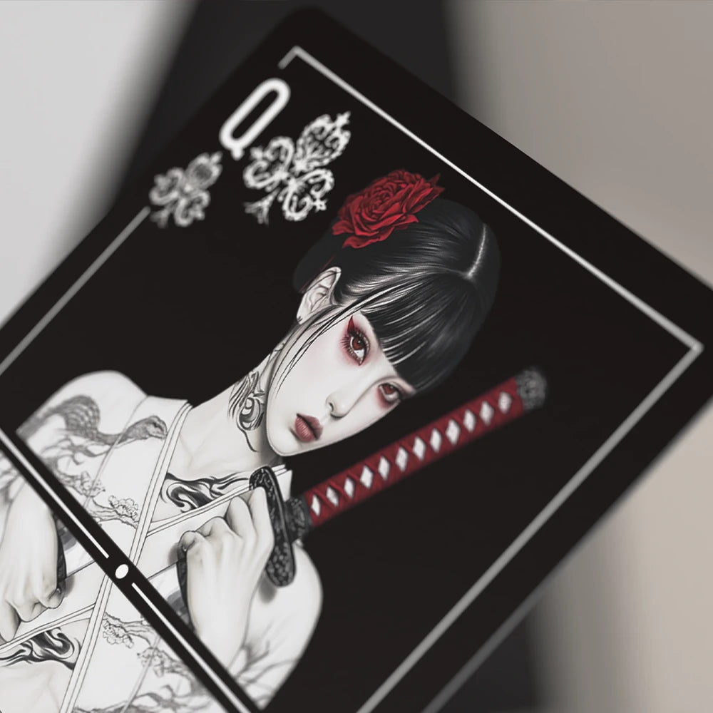 Yakuza Playing Cards (54 Cards, Red-Foil, Black-Core Stock, Numbered Limited Edition)