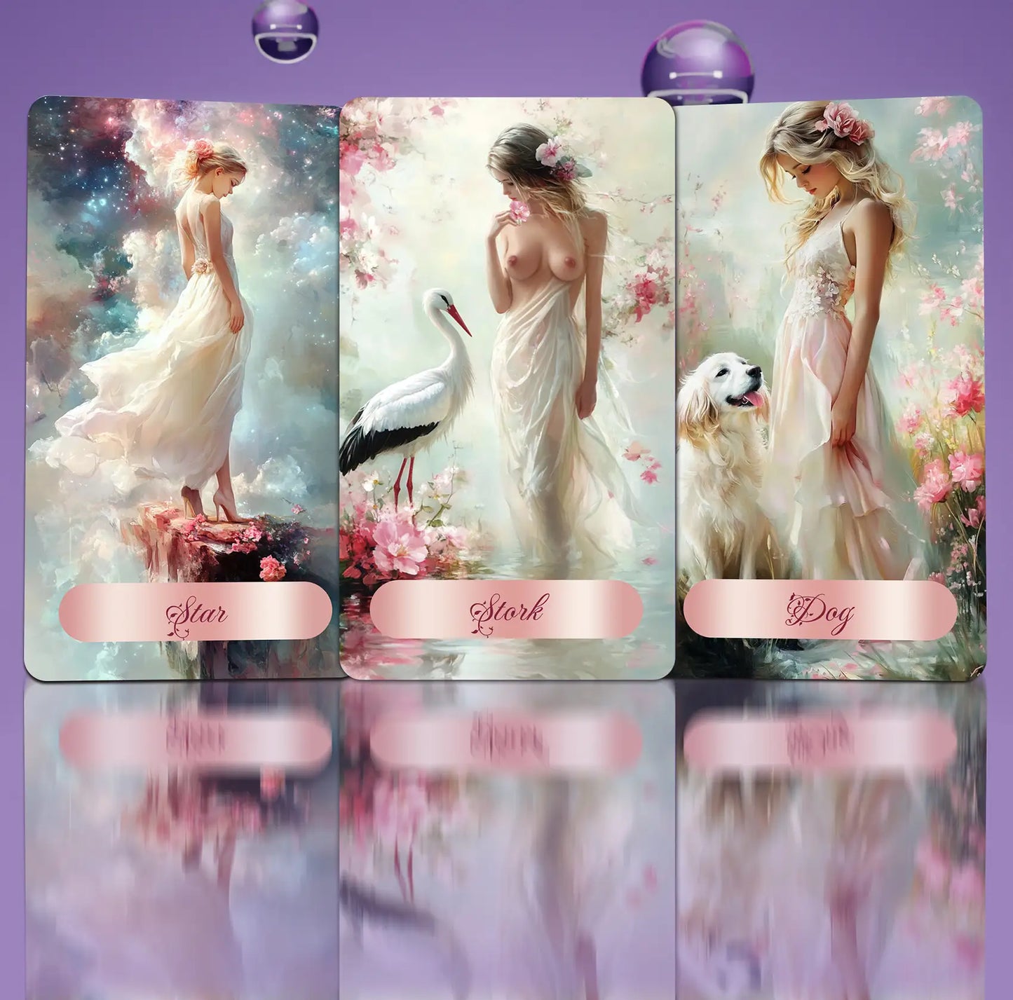 La Petite Braise Oracle (Romantic-Lenormand, 36 cards, 350GSM, Linen Finish)