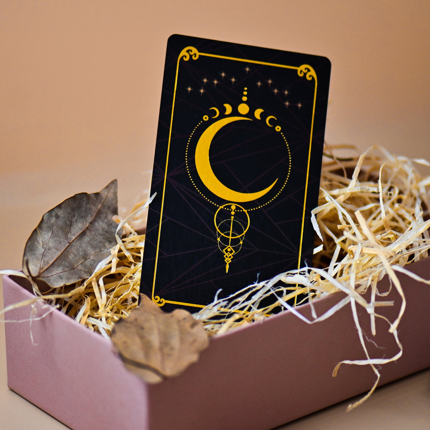 Gold Tarot Deck - ANIMASOUL + QR Guidebook