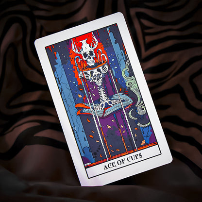 Necropolis Tarot – A Gothic Surrealist Tarot Deck (78 Cards, Matte Finish, Guidebook)