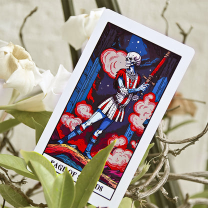 Necropolis Tarot – A Gothic Surrealist Tarot Deck (78 Cards, Matte Finish, Guidebook)