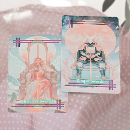 Tabi no Kokoro – A Japanese-Inspired Tarot Deck of New Beginnings (78 Cards, Foil Accents, Guidebook)