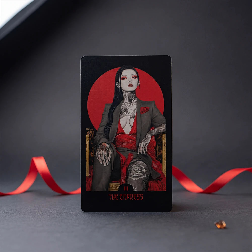 The Empress – Yakuza Tarot Card (Rider–Waite Inspired, 81-Card Deck)