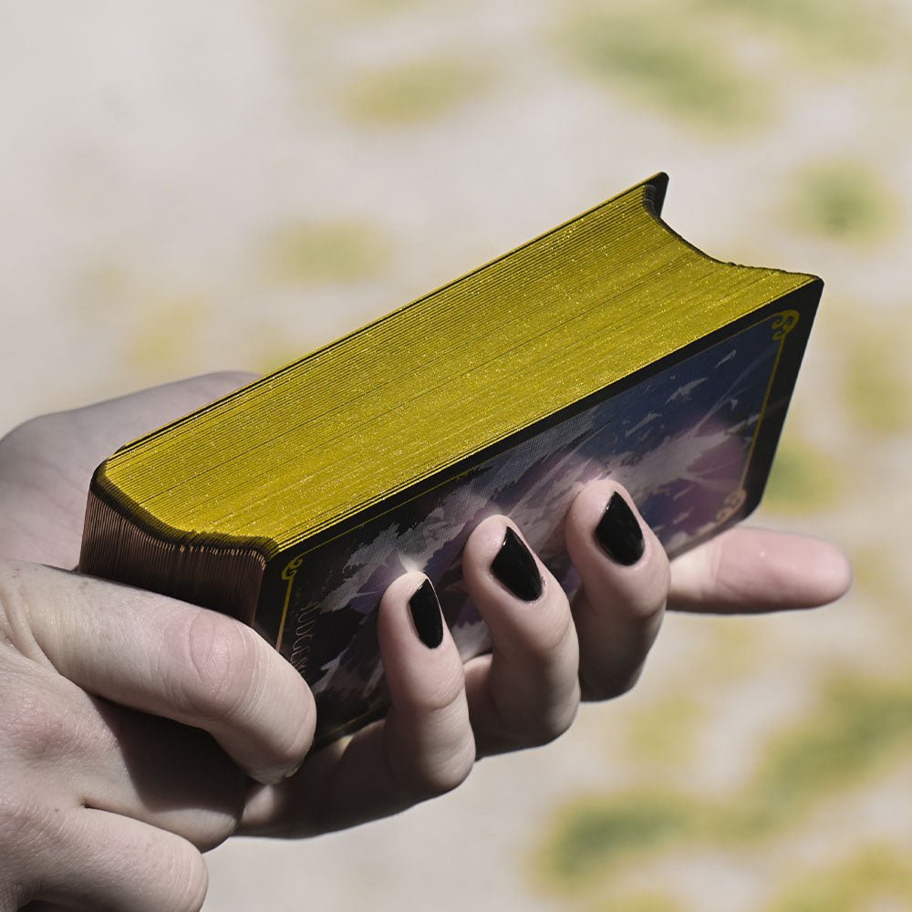 AnimaSoul (Oracle, 78 cards, Linen Finish, Gold Foil Stamping, Gold EDGE, QR - Guide) - ManeoShop