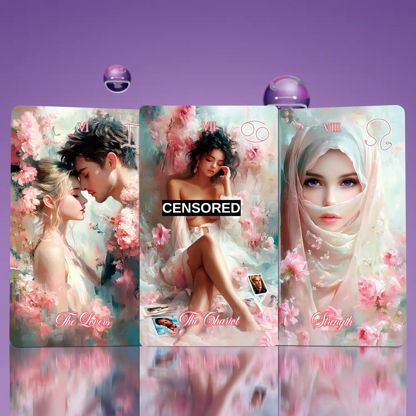 La Petite Flamme (Tarot-Manara, 81 Cards, 350gsm Linen, Pink Gilded Edges, Collector’s Box, Guidebook)