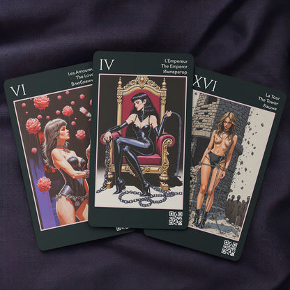 PRE-ORDER - French Erotic Tarot Deck -  Les Fantaisie d'Amour