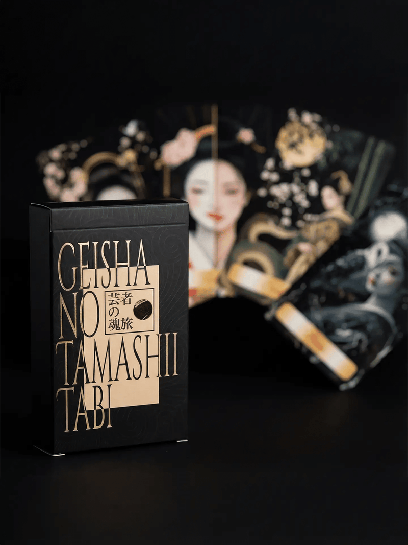 Geisha no Tamashii Tabi (36 Cards, Lenormand System, 350gsm Linen, Matte Box, Digital Guidebook) - ManeoShop