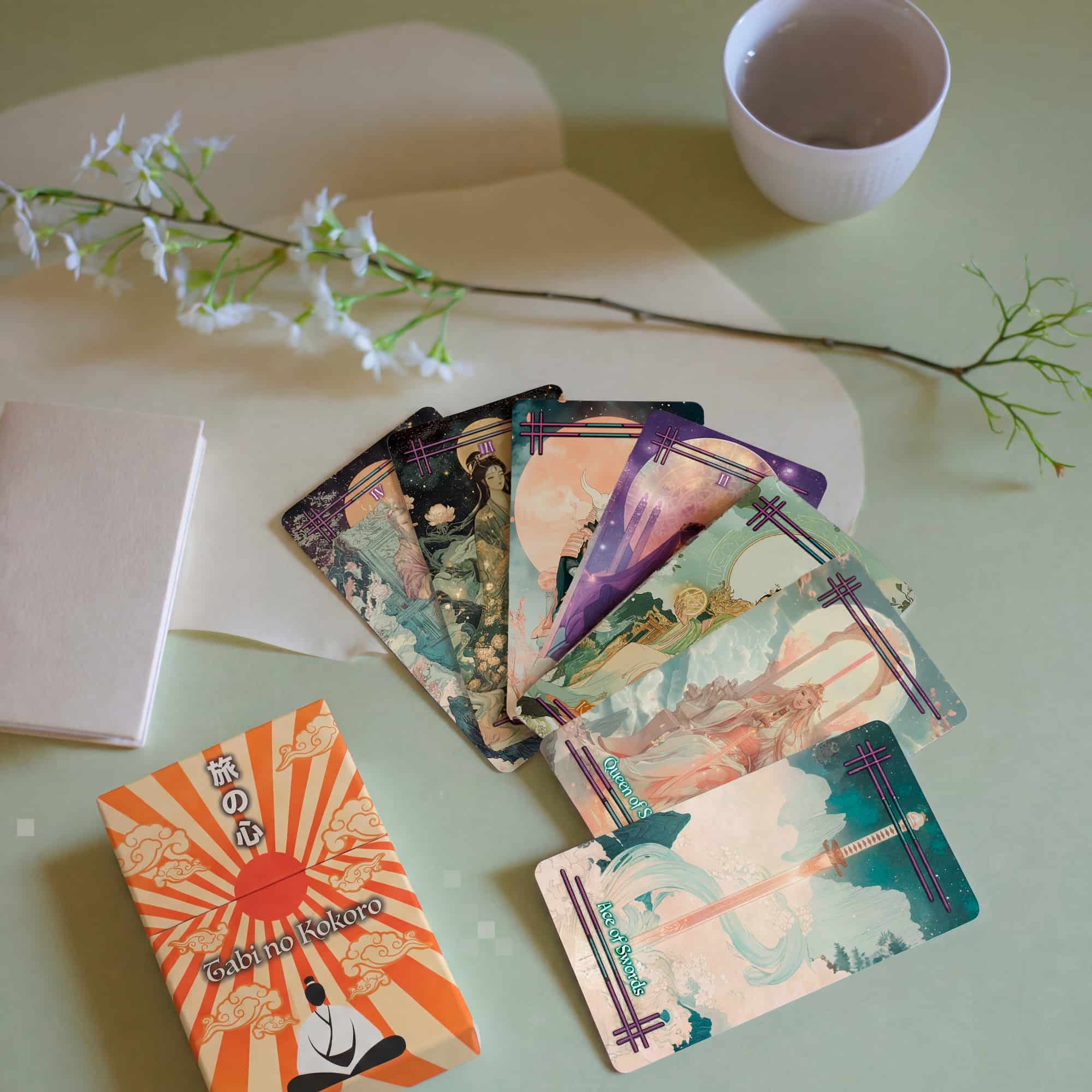 Tabi no Kokoro – Japanese-Inspired Tarot Deck of Peace – Maneo Studio