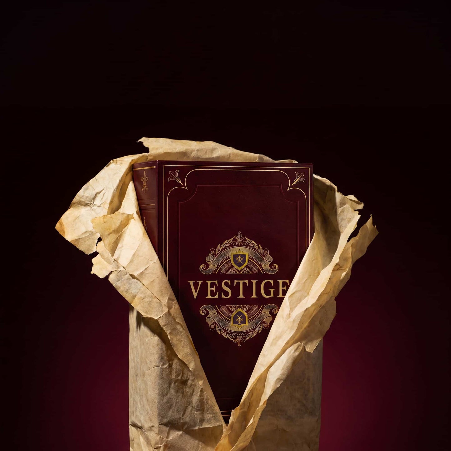 Vestige (Tarot, 78 Cards, NO AI, 350gsm Gloss Linen, Gold Gilded Edges)