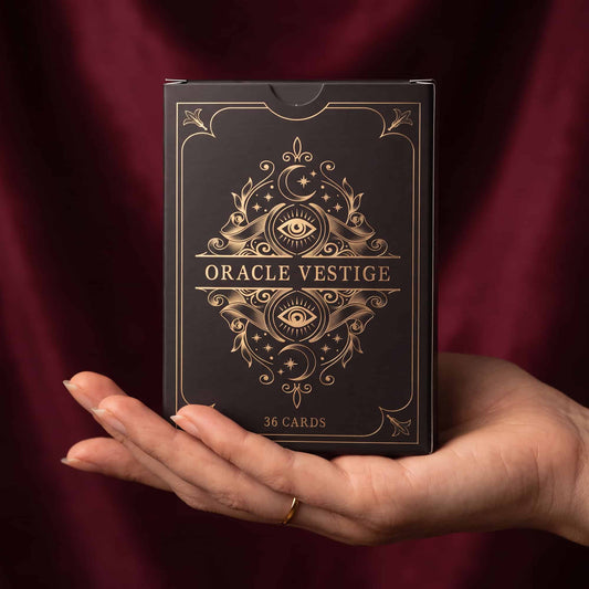 Vestige Oracle (36 Cards, NO AI, Original Archetype System, Linen Finish, Guidebook)