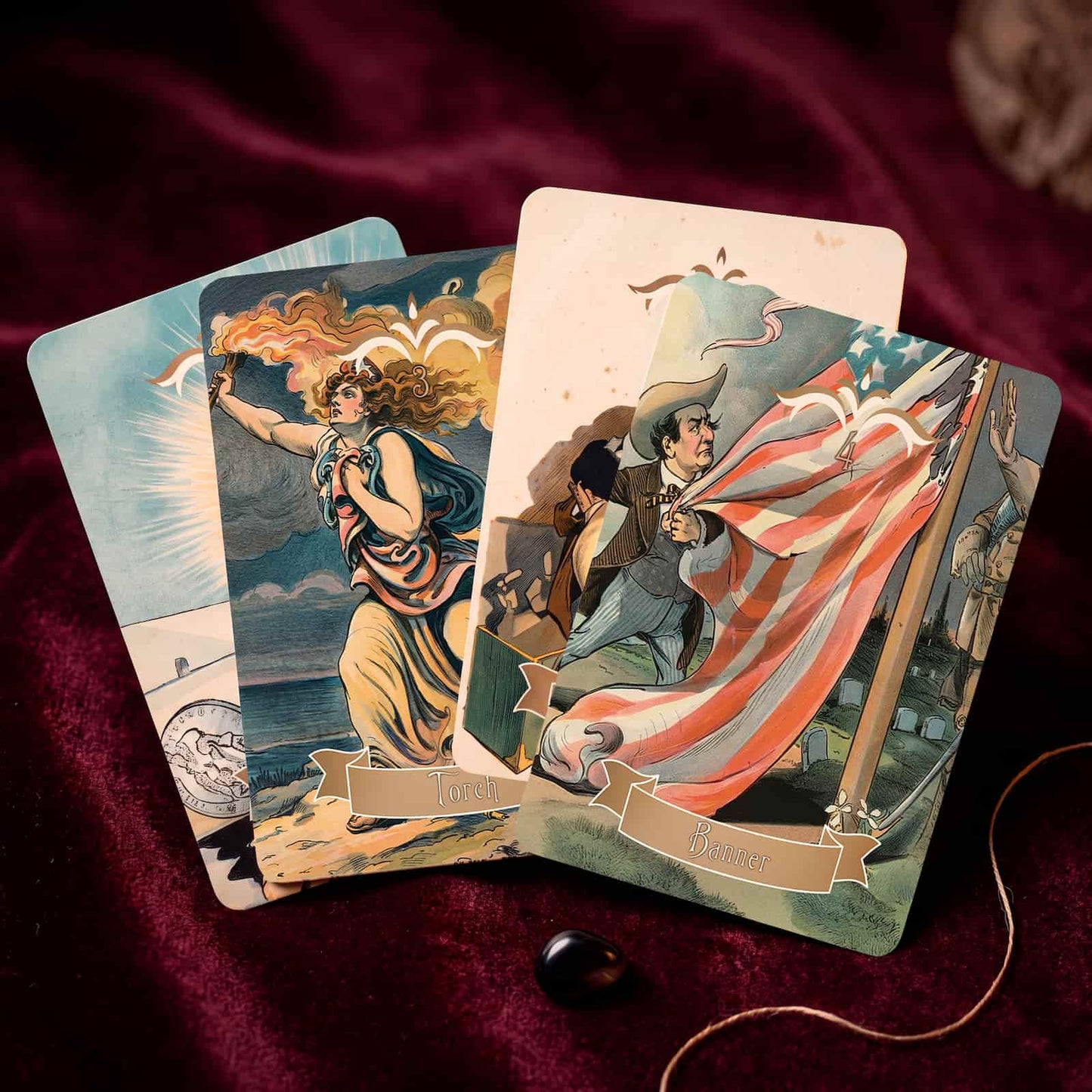 Vestige Oracle (36 Cards, NO AI, Original Archetype System, Linen Finish, Guidebook)