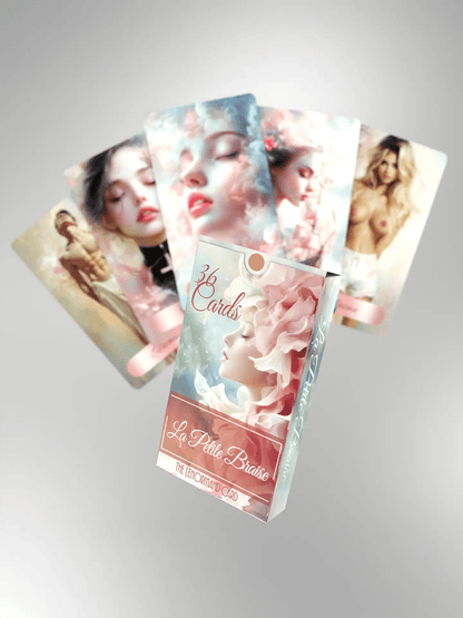 La Petite Braise (36 Cards, Lenormand System, 350gsm Linen, Matte Box, Digital Guidebook) - ManeoShop