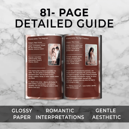 La Petite Flamme (Tarot - Manara, 81 Cards, 350gsm Linen, Pink Gilded Edges, Collector’s Box, Guidebook) - ManeoShop