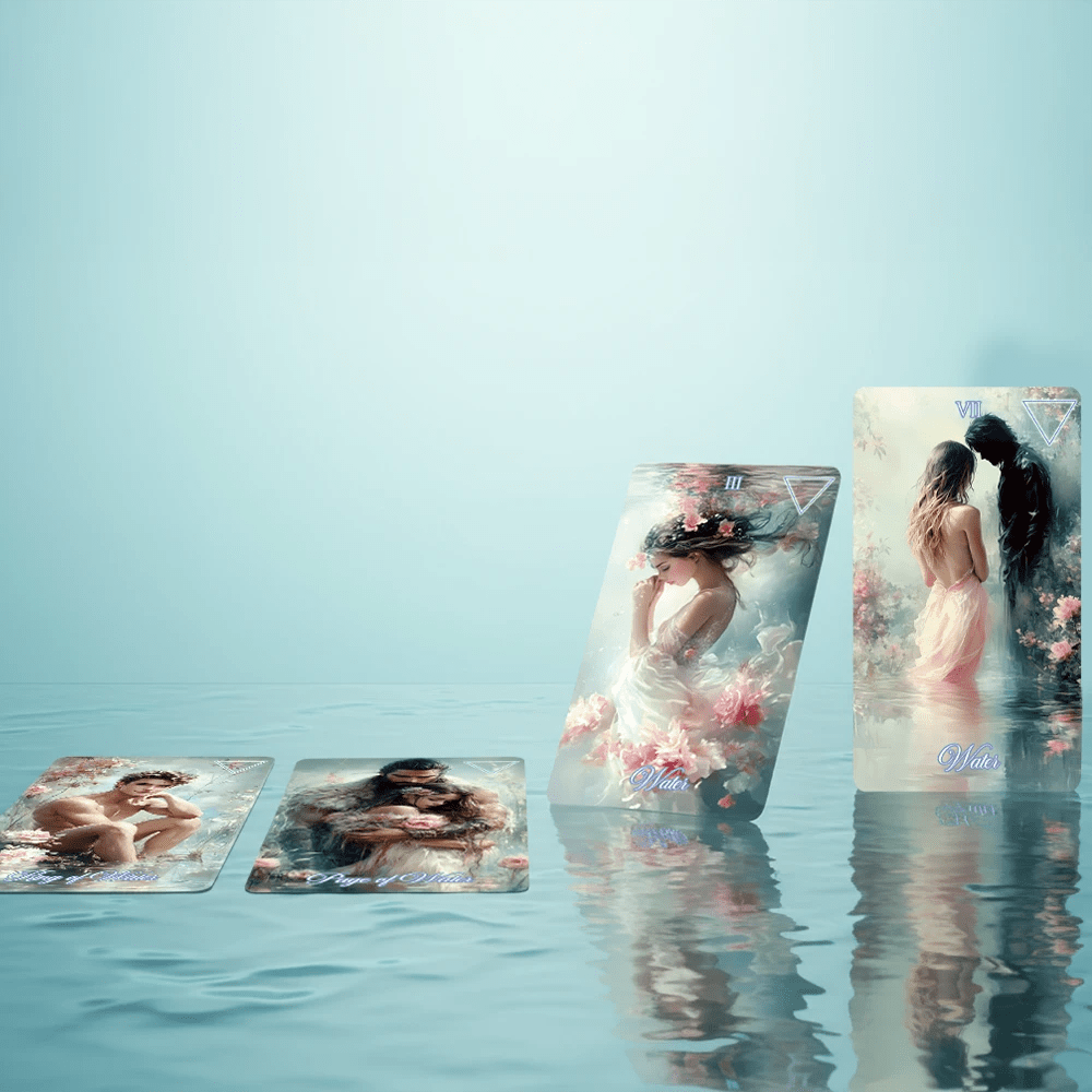 La Petite Flamme (Tarot - Manara, 81 Cards, 350gsm Linen, Pink Gilded Edges, Collector’s Box, Guidebook) - ManeoShop