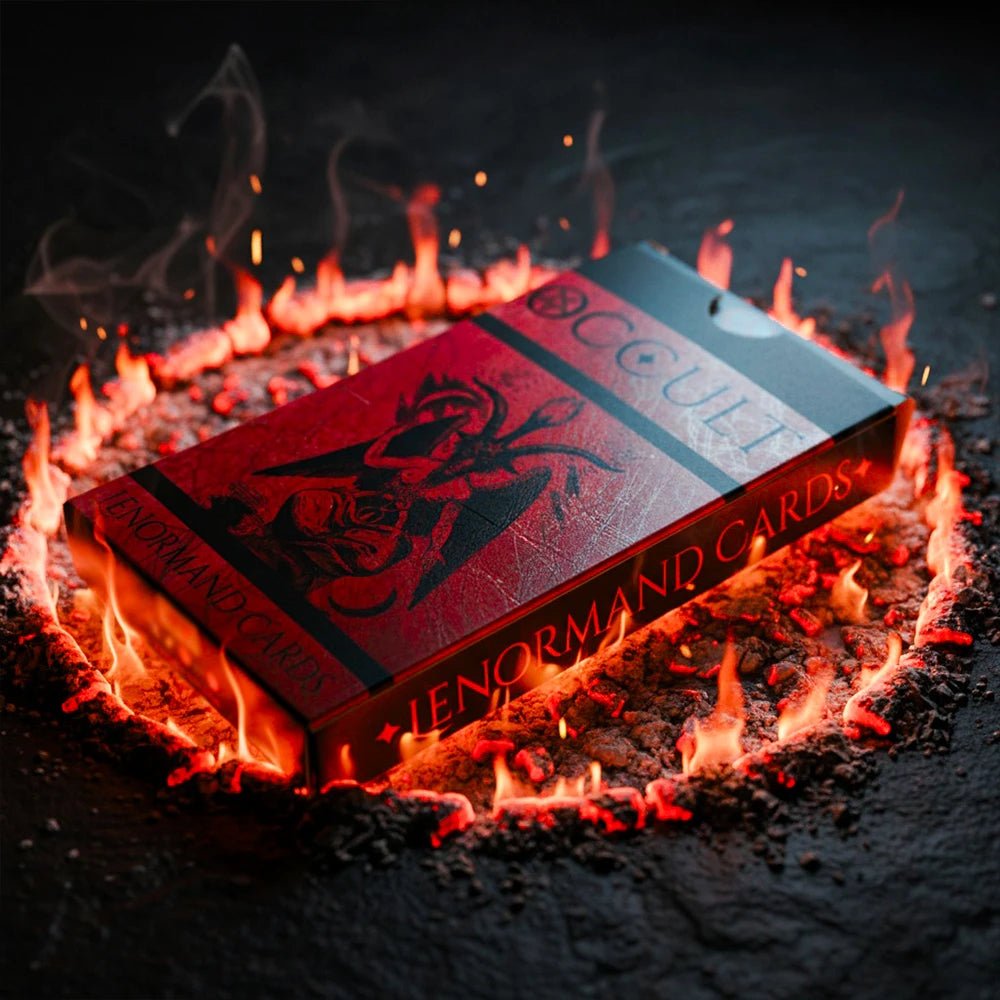 OCCULT (36 Cards, Lenormand System, 350gsm Linen, Matte Box, Digital Guidebook) - ManeoShop