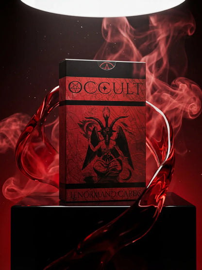 OCCULT (36 Cards, Lenormand System, 350gsm Linen, Matte Box, Digital Guidebook) - ManeoShop
