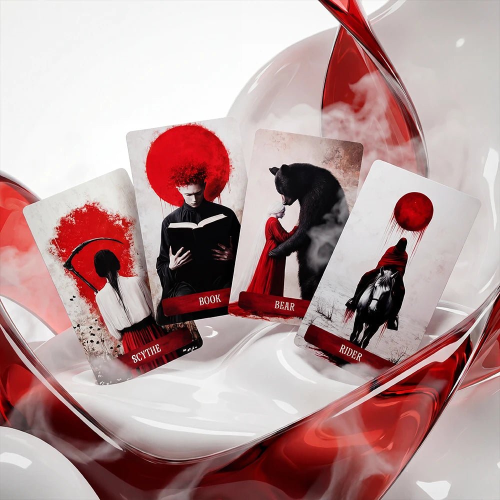 OCCULT (36 Cards, Lenormand System, 350gsm Linen, Matte Box, Digital Guidebook) - ManeoShop