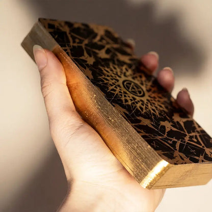 Persona Obscura (Tarot Rider–Waite, 78 Cards, 400gsm Anti - Scratch, Gilded Edges, Printed Guidebook) - ManeoShop