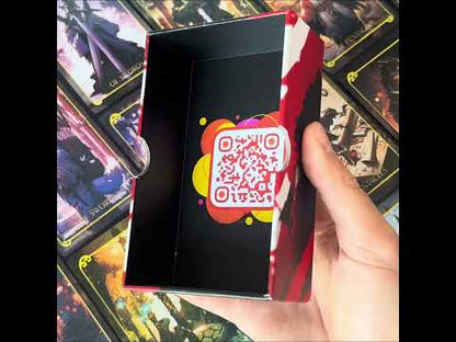 AnimaSoul Tarot video overview, 78-card deck with gold foil and gold gilded edges