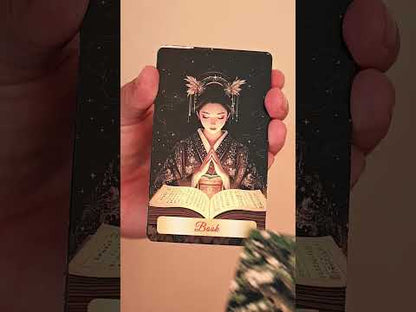 Geisha no Tamashii Tabi Lenormand video, 36-card Japanese geisha oracle deck