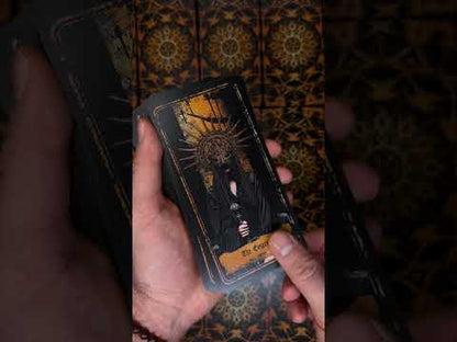 Persona Obscura (Tarot Rider–Waite, 78 Cards, 400gsm Anti-Scratch, Gilded Edges, Printed Guidebook)