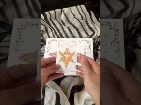 Seraphim Tarot (Tarot Rider–Waite, 78 Cards, 350gsm Linen, Silver Gilded Edges, Printed Guidebook)