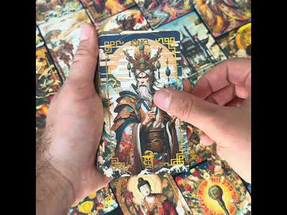 Journey to the West Tarot unboxing video, Chinese-inspired tarot deck and card showcase