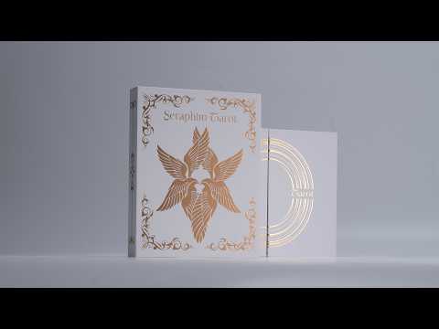 Seraphim Tarot (Tarot Rider–Waite, 78 Cards, 350gsm Linen, Silver Gilded Edges, Printed Guidebook)