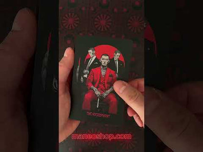 Yakuza Tarot (Tarot Rider–Waite, 81 Cards, Anti-Scratch Linen, Matte Edges, Printed Guidebook)