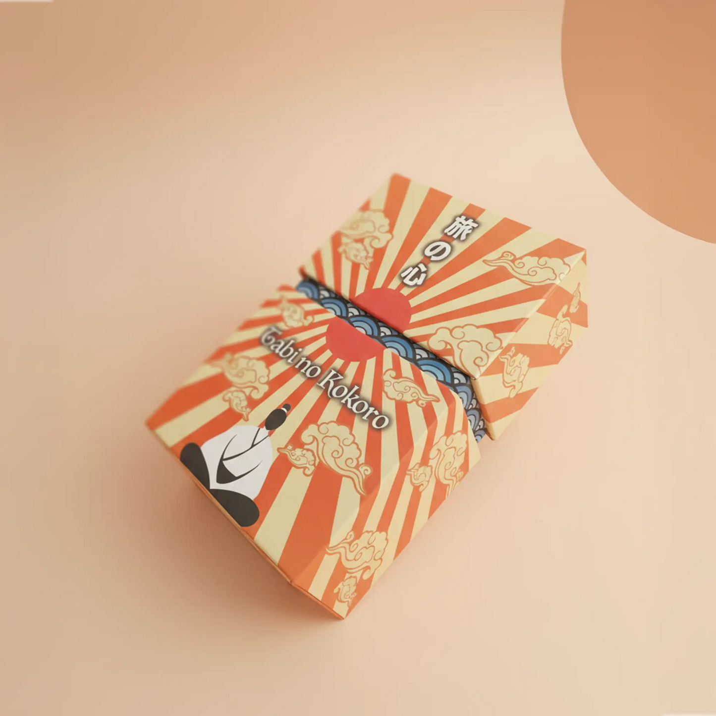 Tabi no Kokoro (Tarot Rider–Waite, 78 Cards, Black EDGE, Matte Finish, Pink Metallic Foil)