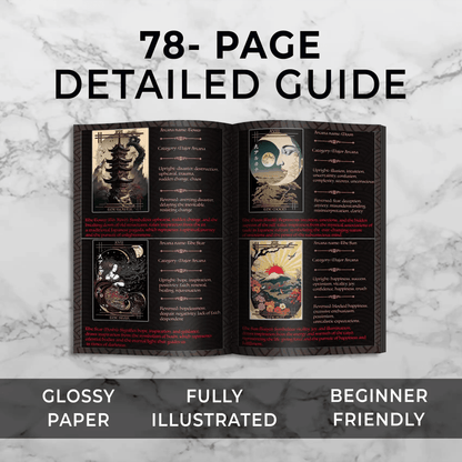 Reitekina Tabi (Tarot Rider–Waite, 78 Cards, Gold foil, Matte Finish, German Black Core Stock) - ManeoShop