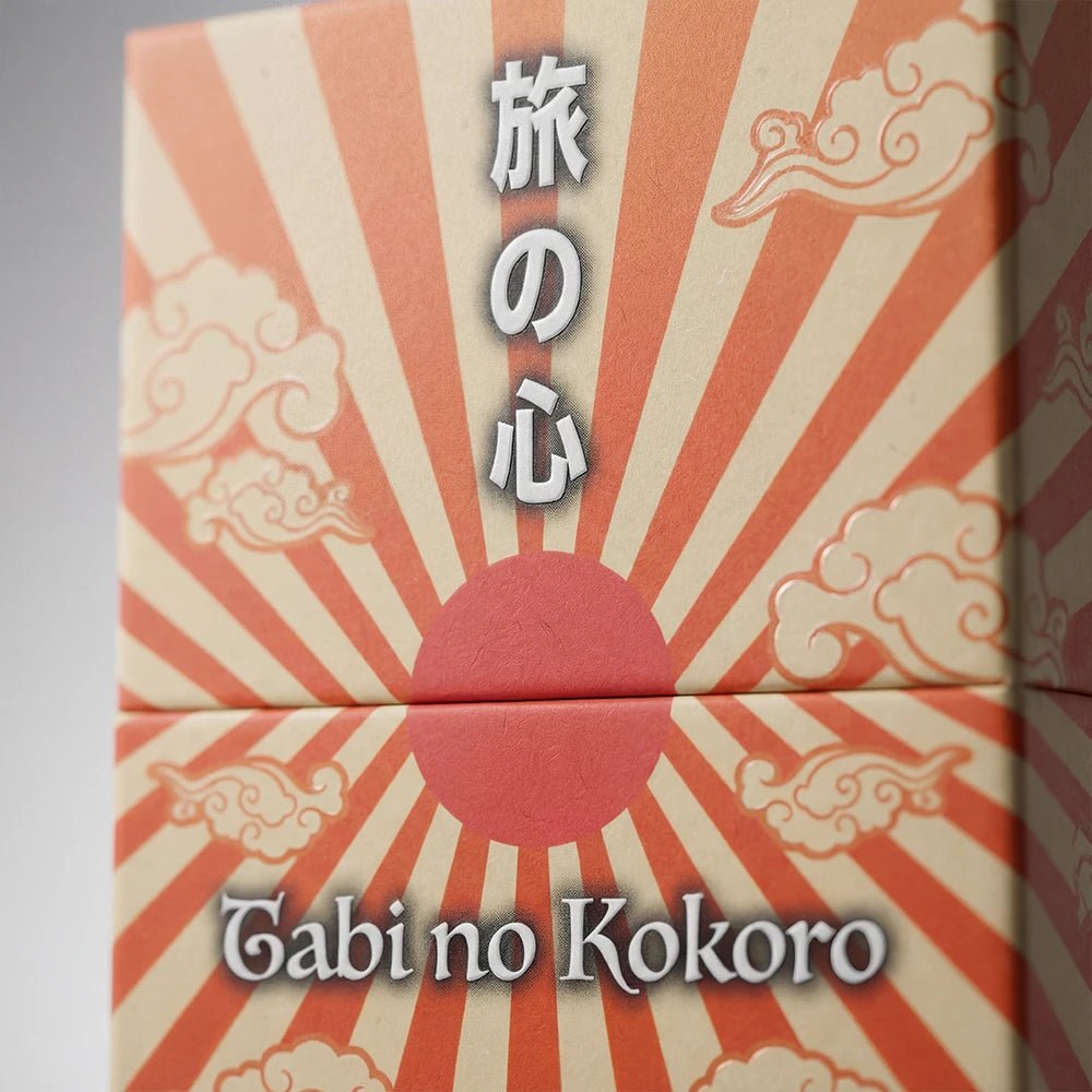 Tabi no Kokoro (Tarot Rider–Waite, 78 Cards, 350gsm Matte, Black Edges, Pink Metallic Foil) - ManeoShop